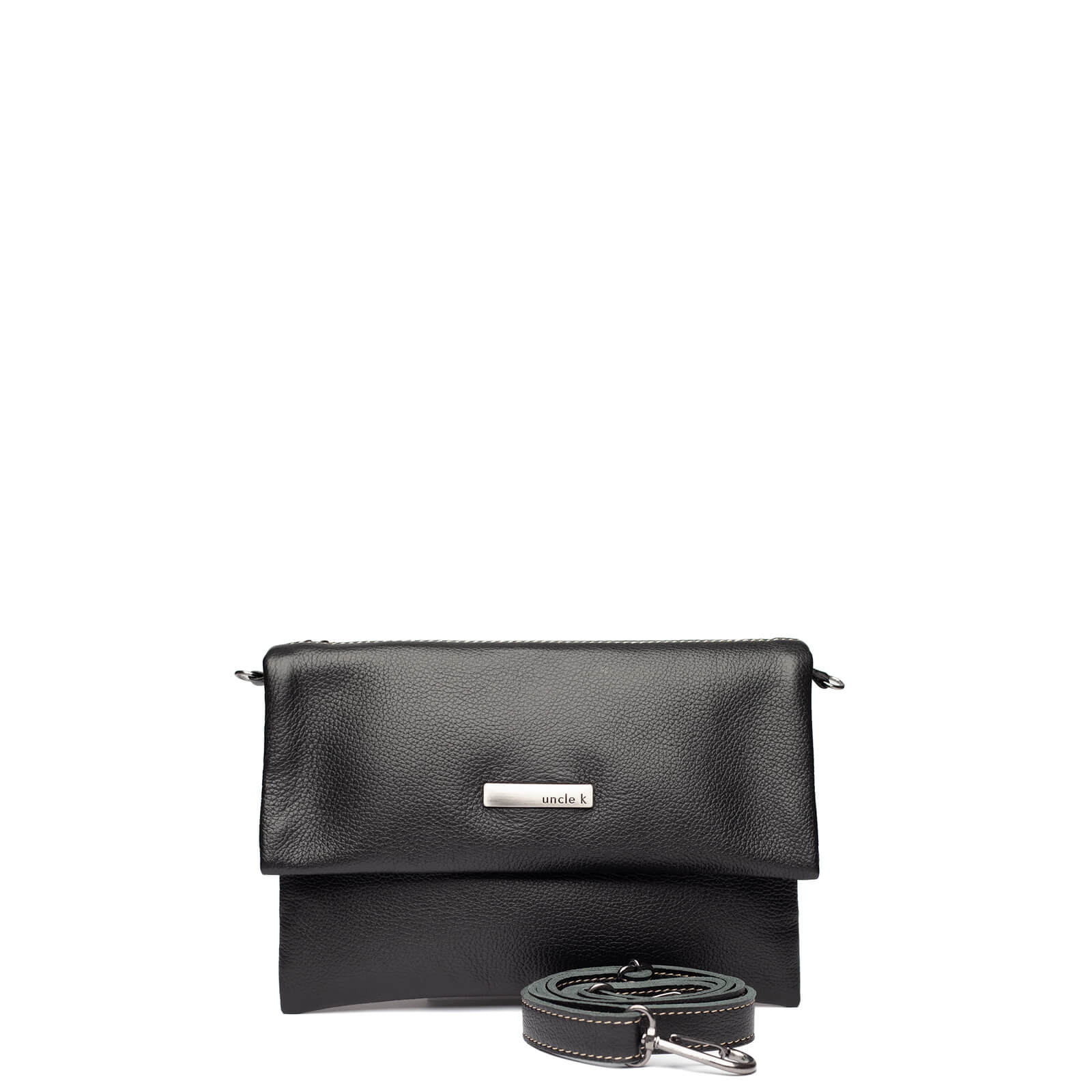 bolsa de couro 61290 i25 preto U