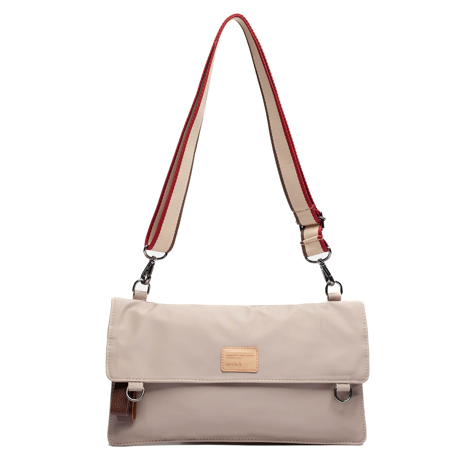 bolsa tiracolo nylon satin 61286 i25 caqui U