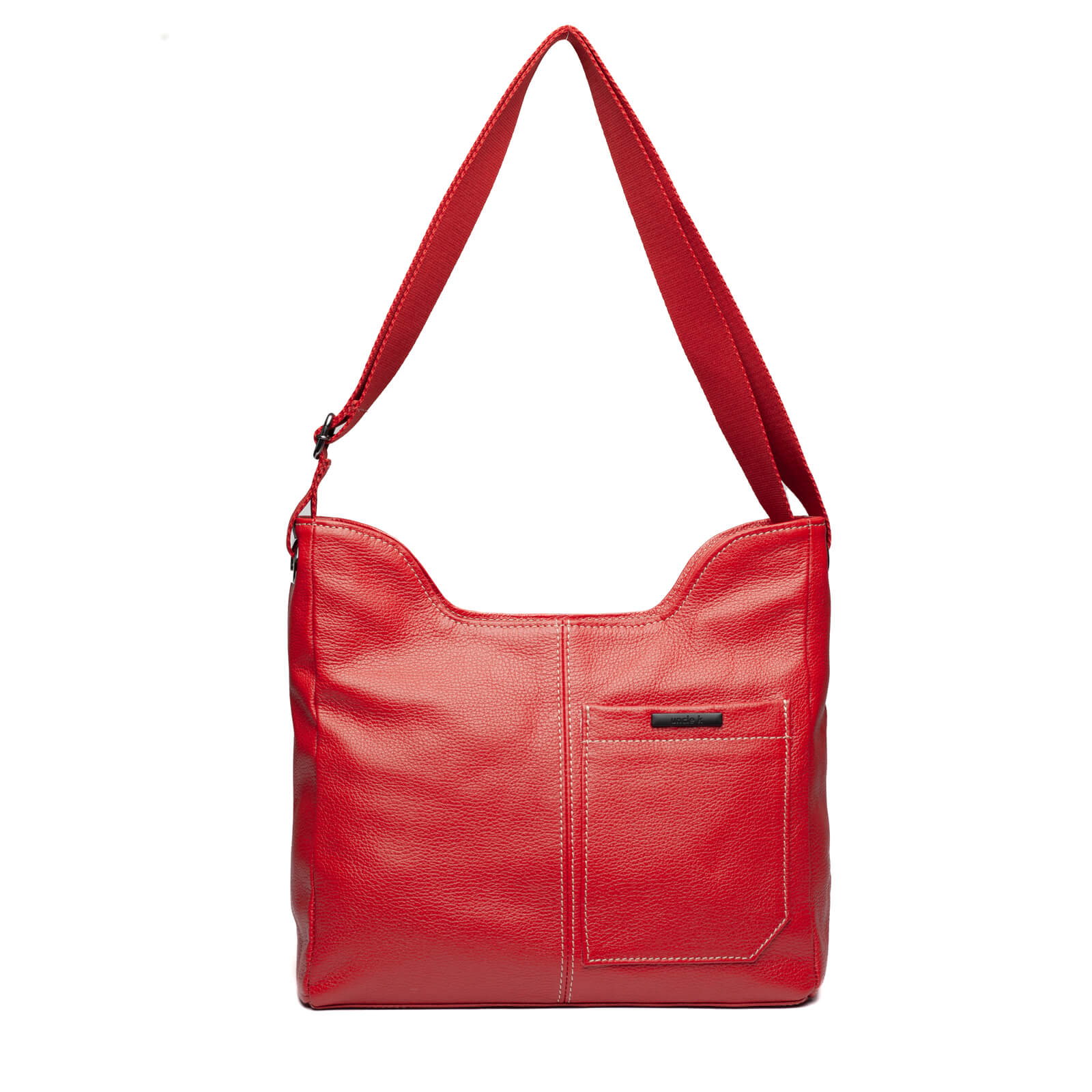 bolsa couro 61300 i25 vermelho U