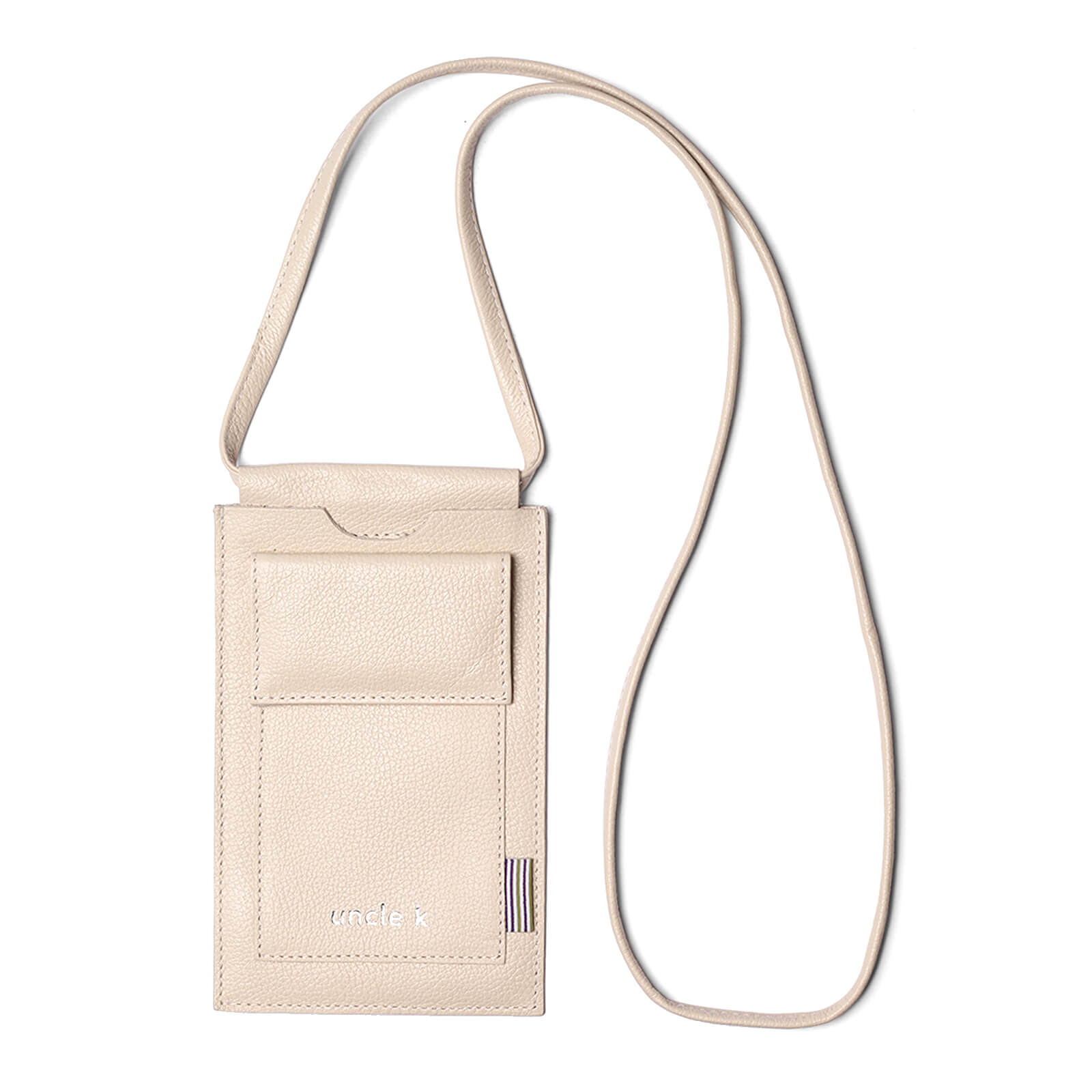 porta celular couro 70576 i25 off white U